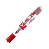 Produktbild för Whiteboardpennor, PILOT BeGreen V-Board Master, rund, röd, f...