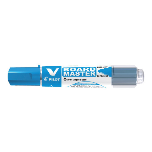 Pilot Pen Whiteboardpenna Pilot BeGreen påfyllningsbar rund blå (10-pa...