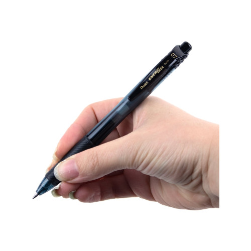 Pentel Gelpenna Pentel BL107, 0,7 mm, påfyllbar, svart, förpackning...