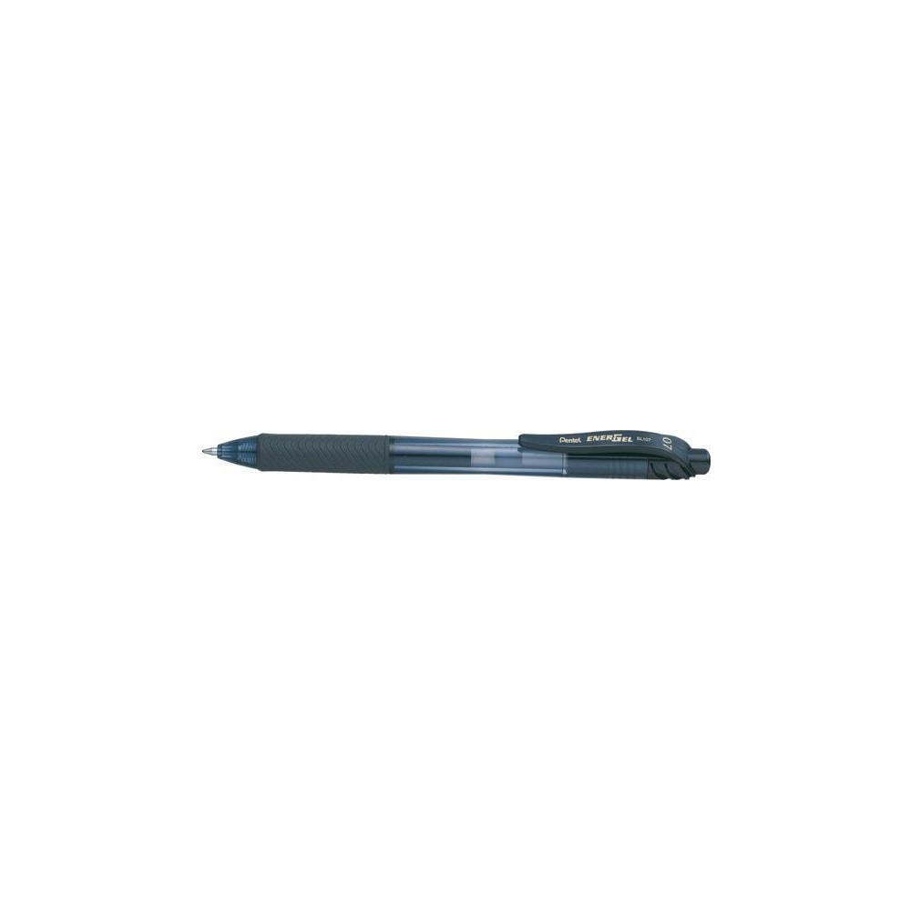 Produktbild för Gelpenna Pentel BL107, 0,7 mm, påfyllbar, svart, förpackning...