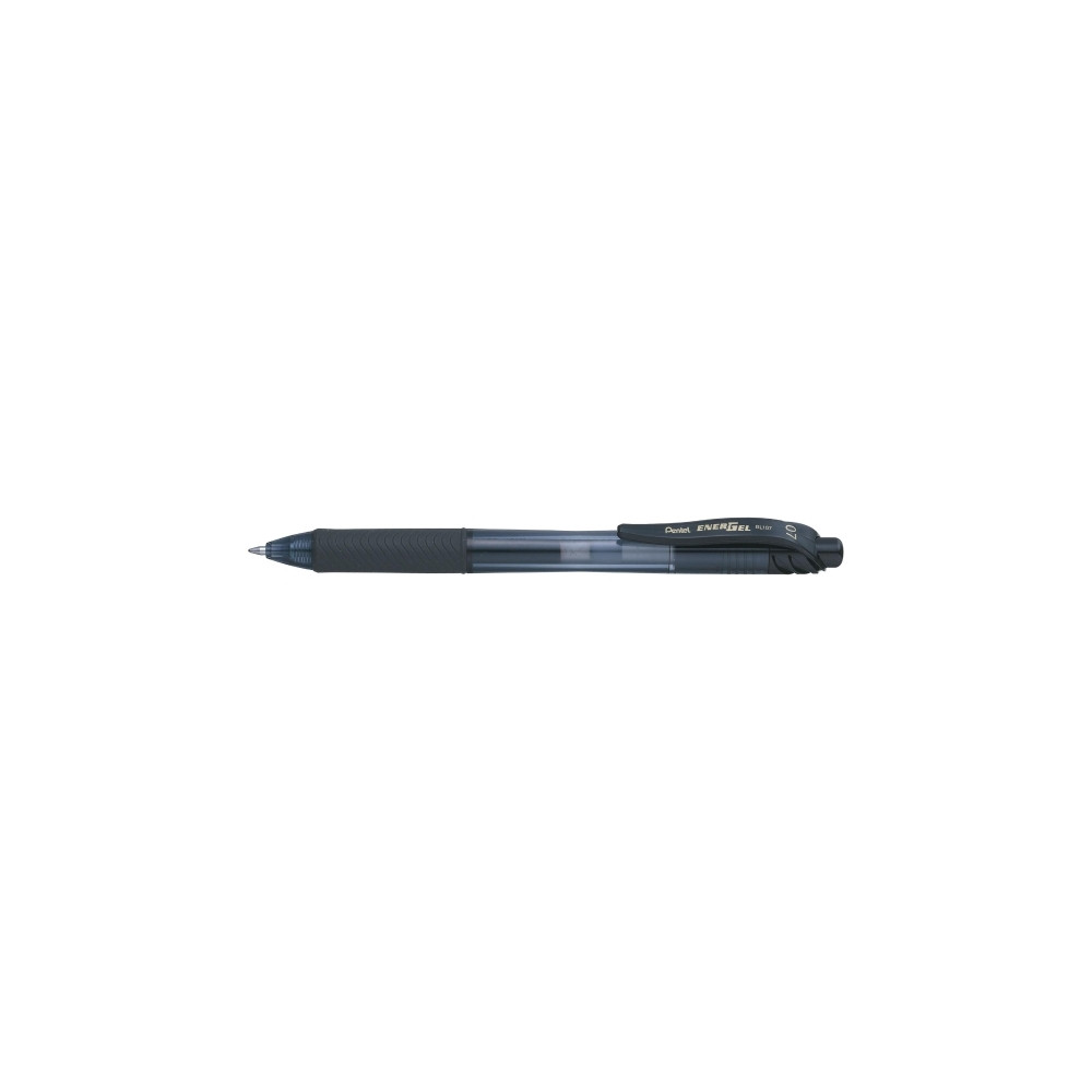 Produktbild för Gelpenna Pentel BL107, 0,7 mm, påfyllbar, svart, förpackning...