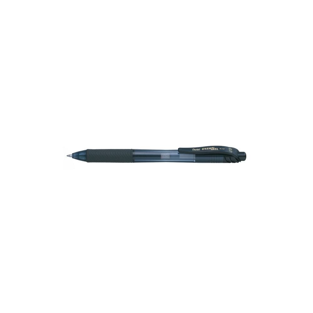 Produktbild för Gelpenna Pentel BL107, 0,7 mm, påfyllbar, svart, förpackning...