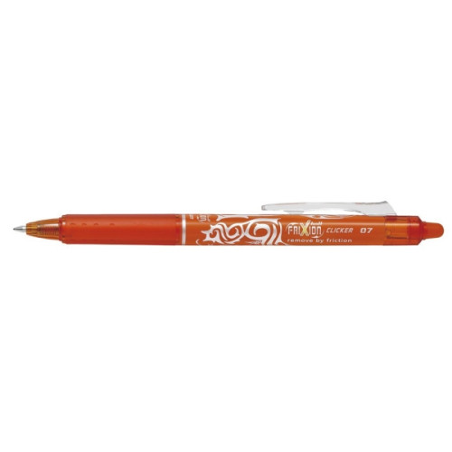 Pilot Pen Rollerpenna, Pilot FriXion Clicker RT, 0,7 mm, orange, 12-pa...
