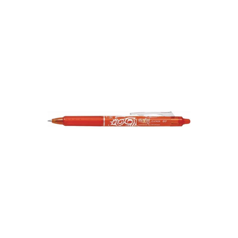 Produktbild för Rollerpenna, Pilot FriXion Clicker RT, 0,7 mm, orange, 12-pa...
