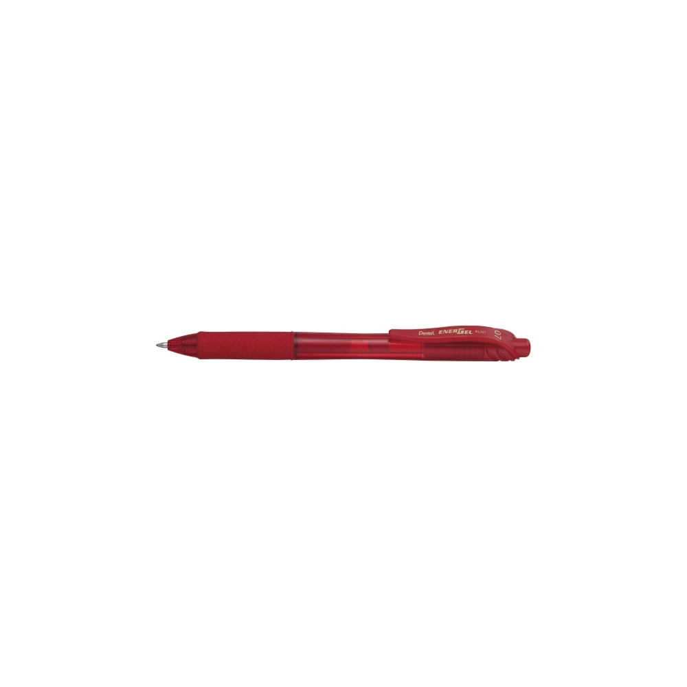 Produktbild för Gelpennan Pentel EnerGel X BL107 påfyllningsbar 0,7 mm röd (...