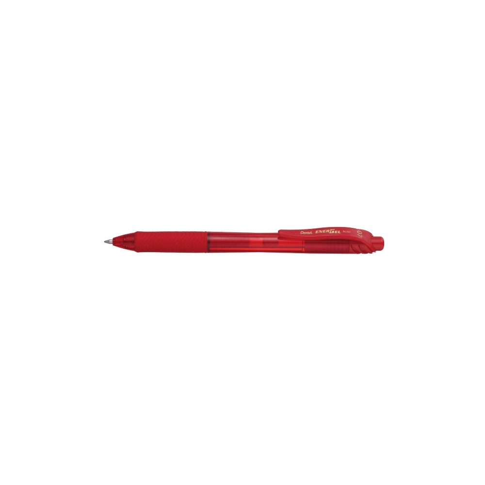 Produktbild för Gelpennan Pentel EnerGel X BL107 påfyllningsbar 0,7 mm röd (...