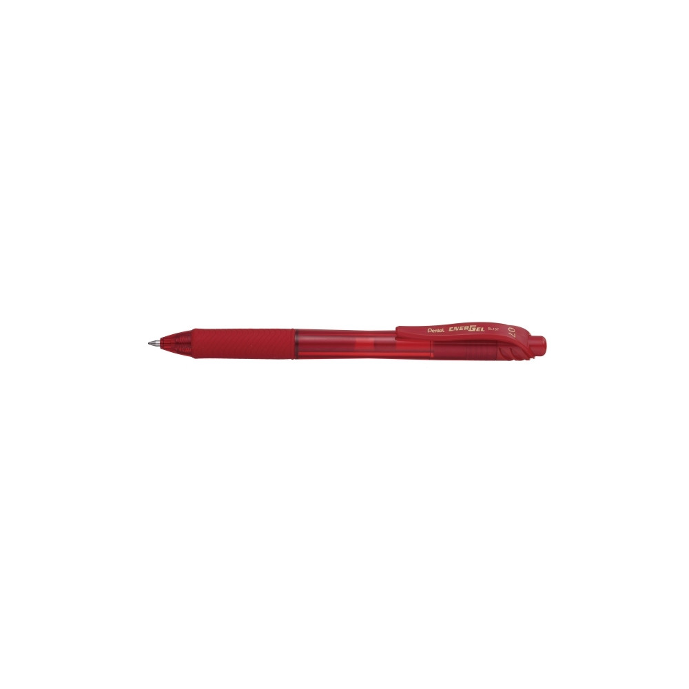 Produktbild för Gelpennan Pentel EnerGel X BL107 påfyllningsbar 0,7 mm röd (...