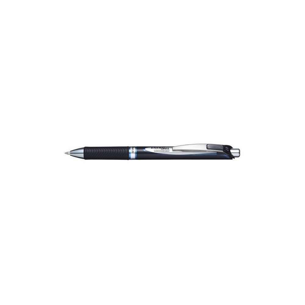 Produktbild för Rullepenna, Pentel, påfyllningsbar, permanent gel, 0,7 mm, b...