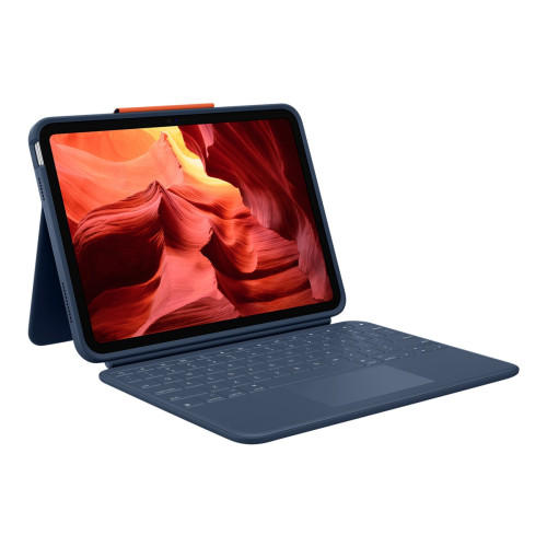 Logitech Logitech Rugged Combo 4 Touch - tangentbord och foliefodral - med pekdyna Inmatningsenhet