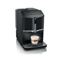 Produktbild för Siemens EQ.300 TF301E19 - automatisk kaffekokare med mjölkskummare - 15 bar - pianosvart