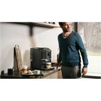 Produktbild för Siemens EQ.300 TF301E19 - automatisk kaffekokare med mjölkskummare - 15 bar - pianosvart