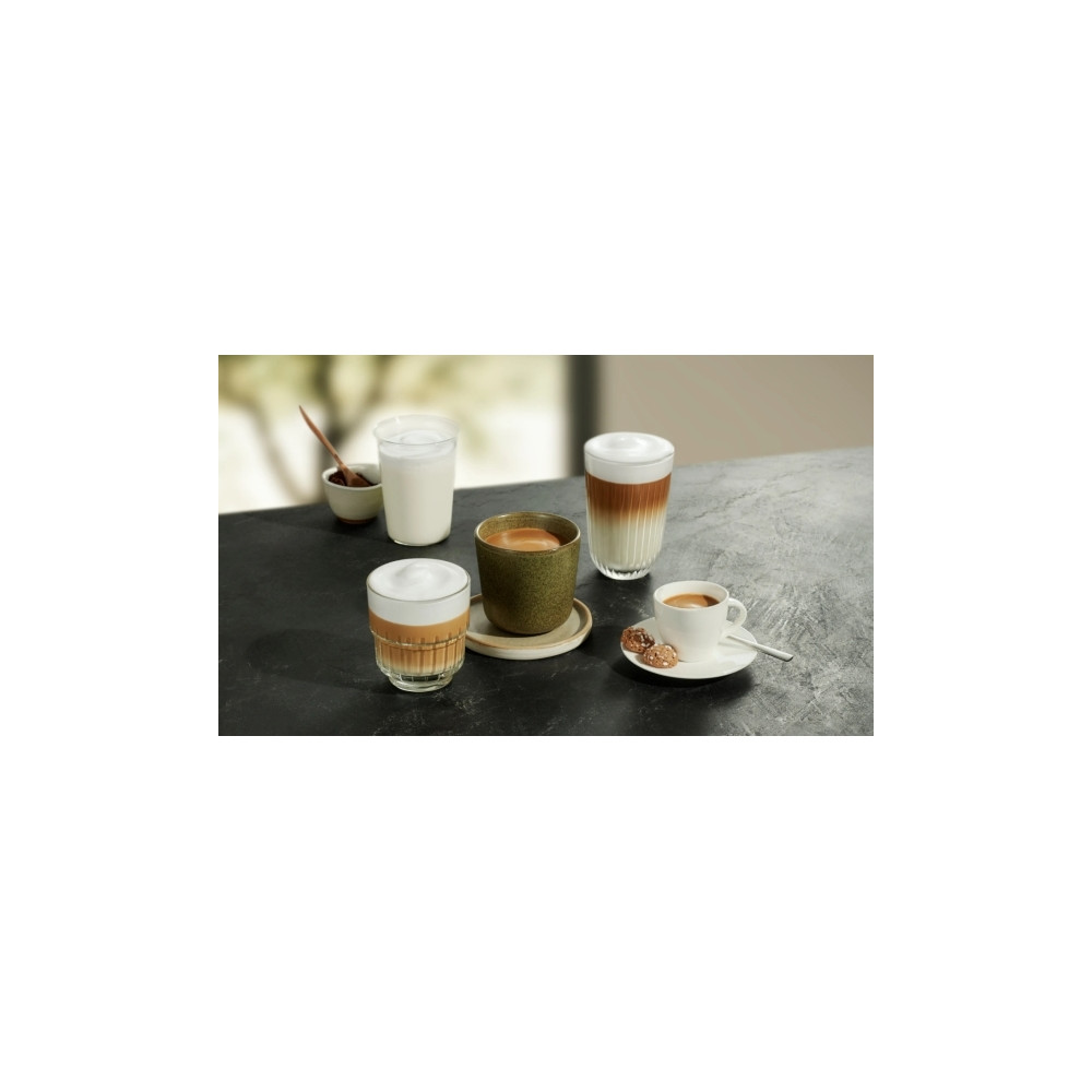 Produktbild för Siemens EQ.300 TF301E19 - automatisk kaffekokare med mjölkskummare - 15 bar - pianosvart