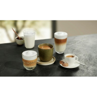Produktbild för Siemens EQ.300 TF301E19 - automatisk kaffekokare med mjölkskummare - 15 bar - pianosvart