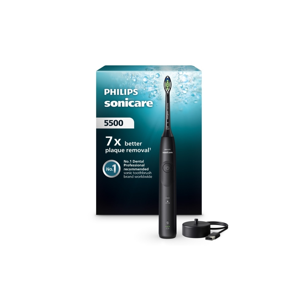Produktbild för Philips Sonicare 5500 series HX7111 - tandborste - svart