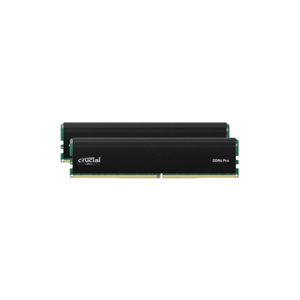 Produktbild för Crucial - DDR4 - sats - 32 GB: 2 x 16 GB - DIMM 288-pin / PC4-25600 - ej buffrad