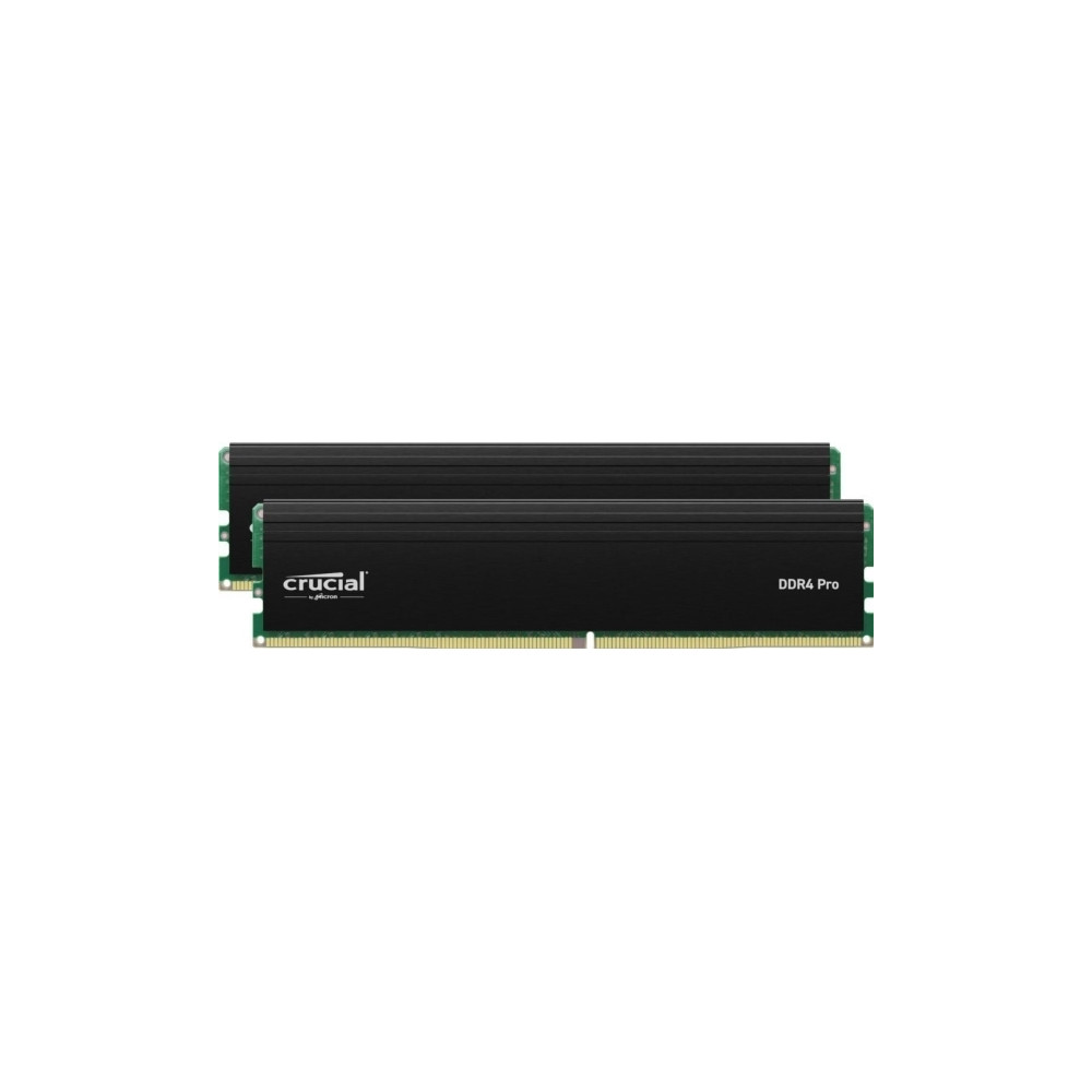 Produktbild för Crucial - DDR4 - sats - 32 GB: 2 x 16 GB - DIMM 288-pin / PC4-25600 - ej buffrad