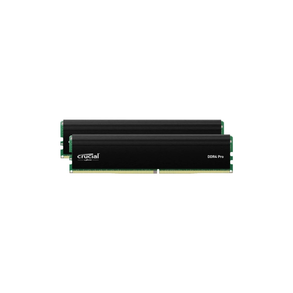 Produktbild för Crucial - DDR4 - sats - 32 GB: 2 x 16 GB - DIMM 288-pin / PC4-25600 - ej buffrad