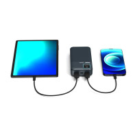 Produktbild för PORT Connect Enduring power bank - Li-pol - 2 x USB