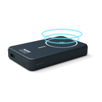 Produktbild för PORT Connect trådlös powerbank - Li-pol - USB typ A, USB-C - 20 Watt