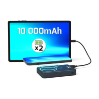 Produktbild för PORT Connect trådlös powerbank - Li-pol - USB typ A, USB-C - 20 Watt