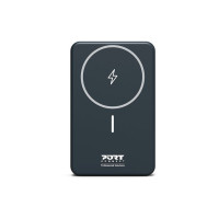 Produktbild för PORT Connect trådlös powerbank - Li-pol - USB typ A, USB-C - 20 Watt