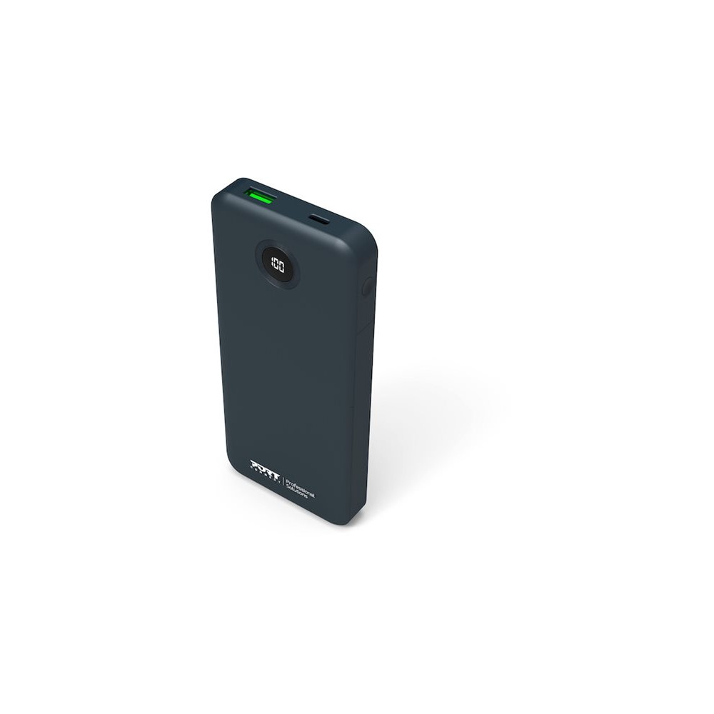 Produktbild för PORT Connect power bank - med inbyggda USB-C-kablar - Li-pol - 3 x USB-C, USB - 20 Watt