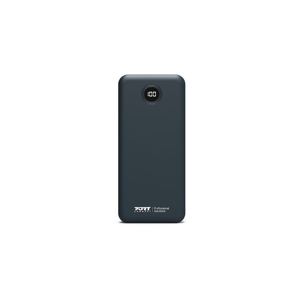 Produktbild för PORT Connect power bank - med inbyggda USB-C-kablar - Li-pol - 3 x USB-C, USB - 20 Watt