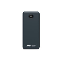 Produktbild för PORT Connect power bank - med inbyggda USB-C-kablar - Li-pol - 3 x USB-C, USB - 20 Watt