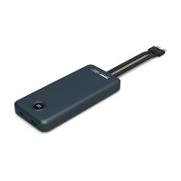 Produktbild för PORT Connect power bank - med inbyggda USB-C-kablar - Li-pol - 3 x USB-C, USB - 20 Watt