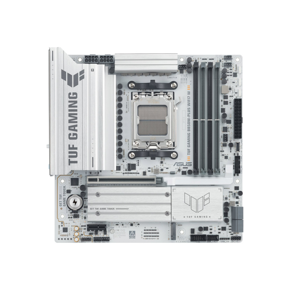 Produktbild för ASUS TUF GAMING B850M-PLUS WIFI7 W - moderkort - micro ATX - Socket AM5 - AMD B850