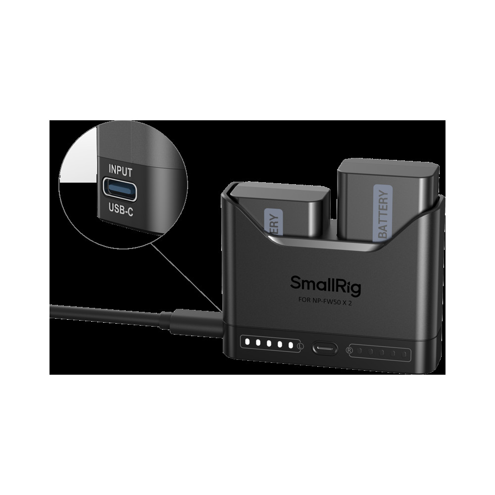 Produktbild för SmallRig 5489 Camera Battery Charger for NP-FZ100
