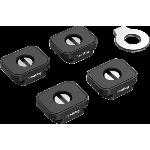 SMALLRIG SmallRig 5472 Mount Plate with Cold Shoe Mount (4pcs)