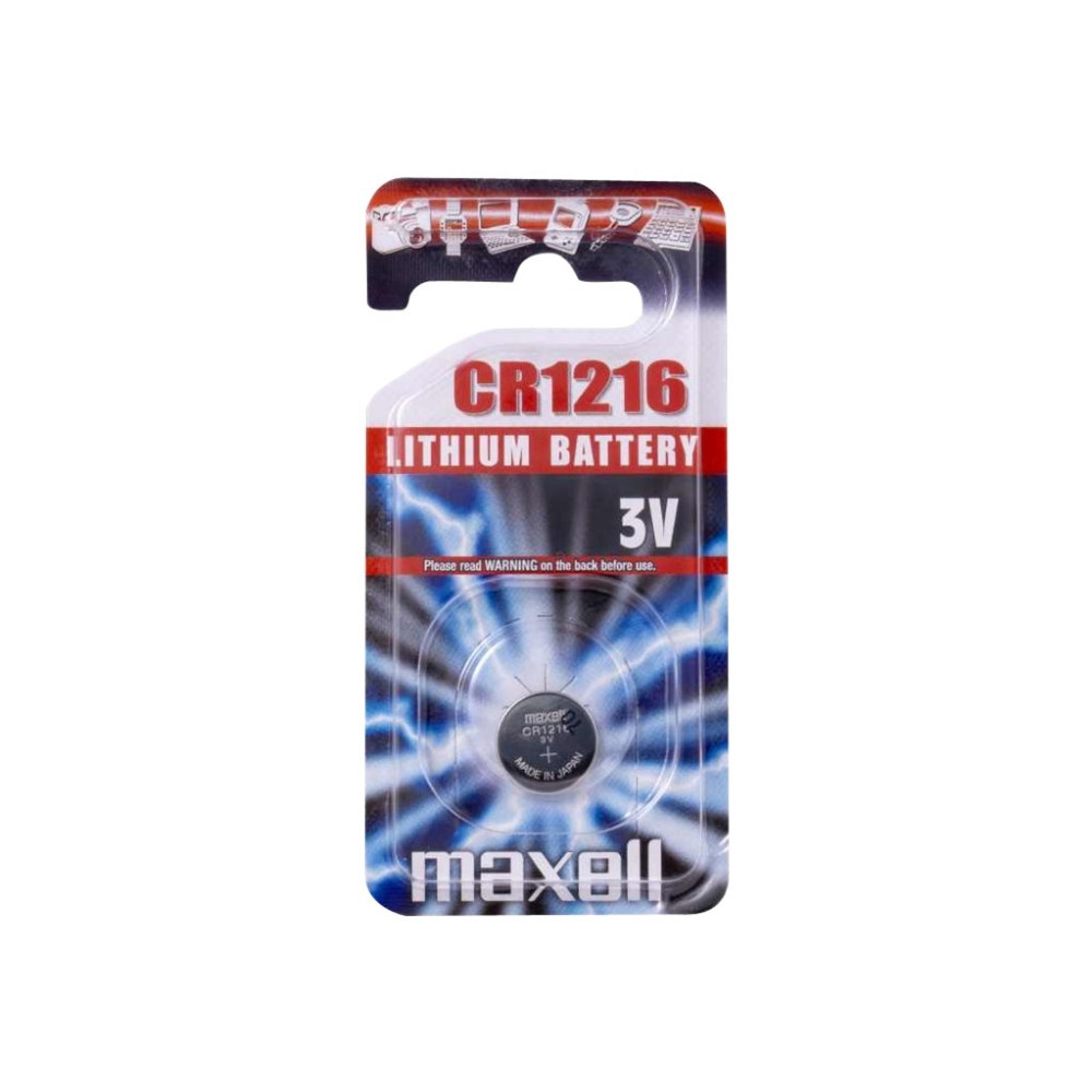 Produktbild för Maxell CR 1216 batteri x CR1216 - Li