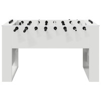 Produktbild för Foosballbord Vit 146,5 x 74 x 85 cm Konstruerat trä