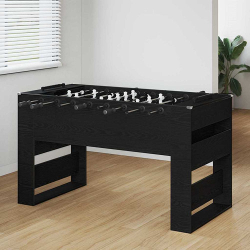 vidaXL Foosballbord Svart Ek 146,5 x 74 x 85 cm Konstruerat trä