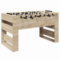 Produktbild för Foosballbord Sonoma-ek 146,5 x 74 x 85 cm Konstruerat trä