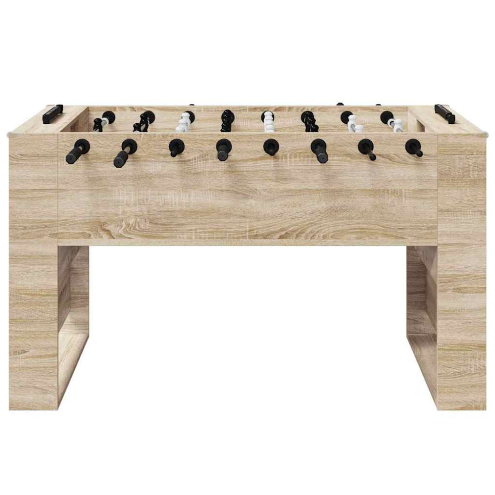 Produktbild för Foosballbord Sonoma-ek 146,5 x 74 x 85 cm Konstruerat trä