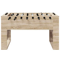 Produktbild för Foosballbord Sonoma-ek 146,5 x 74 x 85 cm Konstruerat trä