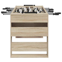 Produktbild för Foosballbord Sonoma-ek 146,5 x 74 x 85 cm Konstruerat trä