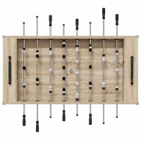 Produktbild för Foosballbord Sonoma-ek 146,5 x 74 x 85 cm Konstruerat trä