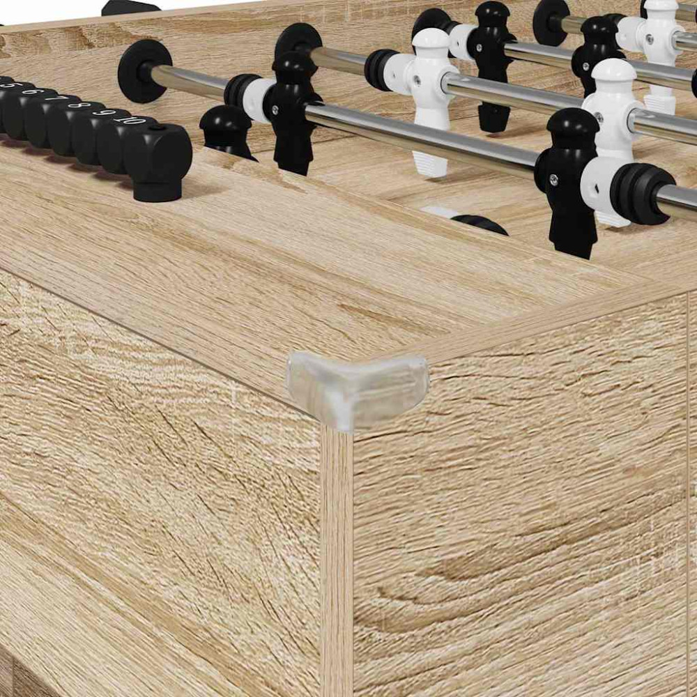 Produktbild för Foosballbord Sonoma-ek 146,5 x 74 x 85 cm Konstruerat trä