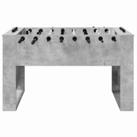 Produktbild för Foosballbord BetongGrå 146,5 x 74 x 85 cm Konstruerat trä