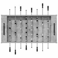 Produktbild för Foosballbord BetongGrå 146,5 x 74 x 85 cm Konstruerat trä