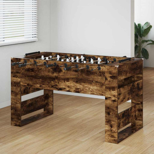 vidaXL Foosballbord Rökt Ek 146,5 x 74 x 85 cm Konstruerat trä