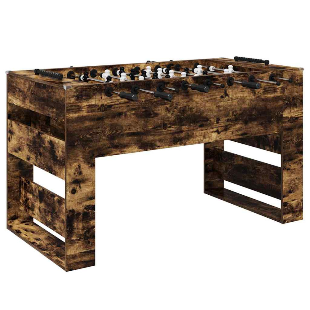 Produktbild för Foosballbord Rökt Ek 146,5 x 74 x 85 cm Konstruerat trä