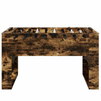 Produktbild för Foosballbord Rökt Ek 146,5 x 74 x 85 cm Konstruerat trä