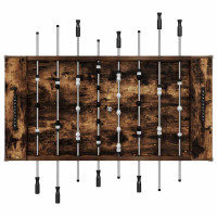 Produktbild för Foosballbord Rökt Ek 146,5 x 74 x 85 cm Konstruerat trä