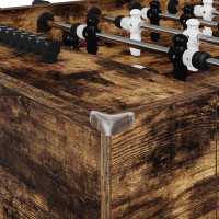 Produktbild för Foosballbord Rökt Ek 146,5 x 74 x 85 cm Konstruerat trä