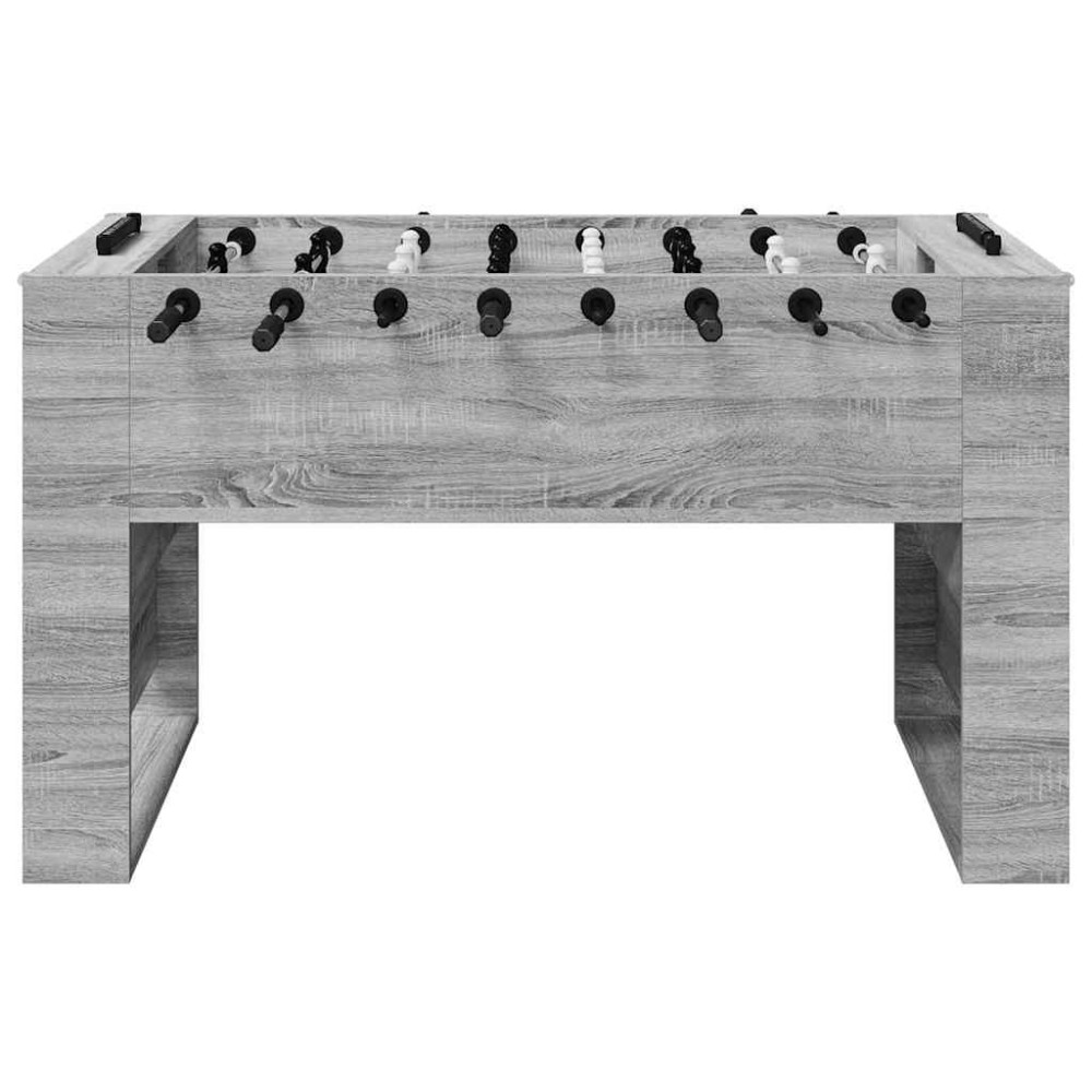 Produktbild för Foosballbord Grå Sonoma 146,5 x 74 x 85 cm Konstruerat trä