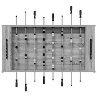 Produktbild för Foosballbord Grå Sonoma 146,5 x 74 x 85 cm Konstruerat trä